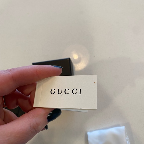 Gucci sterling silver heart pendant bracelet - Picture 4 of 5